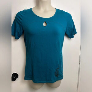Blue keyhole Harley Davidsons women’s top size XL #1218